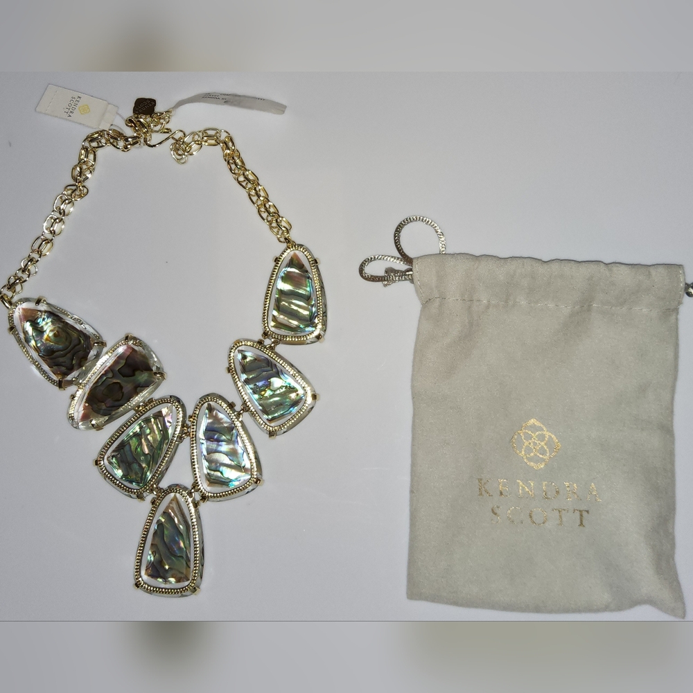 Kendra SCOTT Harlow Gold and Silver Statement Necklace